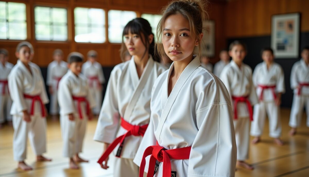 Quel est le nombre mondial de ceintures rouges en judo ?
